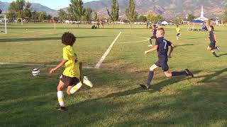 Wasatch JS vs Comba Yellow U12 D1 Soccer [upl. by Foss]