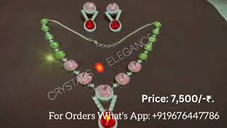 Imported Swarovski Jewellery Collection 2024 iFZJewelsswarovskijewelry jewellerygems [upl. by Ho]