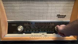 Vintage Blaupunkt Florenz AM FM Shortwave Receiver Demo Germany [upl. by Docilla]