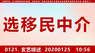 【综述0121】选移民中介 20200125 10：56 [upl. by Yelyr]