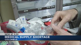 Medical supply shortages driven by hurricanes affecting hospitals in central Ohio [upl. by Hemphill]