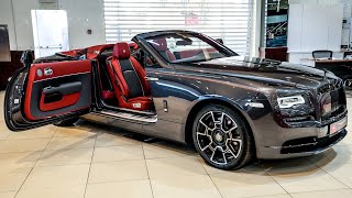 2024 Gray RollsRoyce Dawn Black Badge  SuperLuxury Convertible in Detail [upl. by Rehptosirhc354]