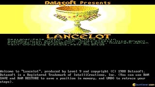 Lancelot gameplay PC Game 1988 [upl. by Scevour205]