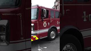 Albany NY Engine 1 responding to a reported person down firedepartment firefighter rescue fire [upl. by Hajin]