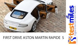 First Drive 2016 Aston Martin Rapide S 4K [upl. by Ennaisoj]