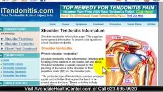 Easy Exercises For Shoulder Tendonitis in Avondale AZ [upl. by Nirmak]