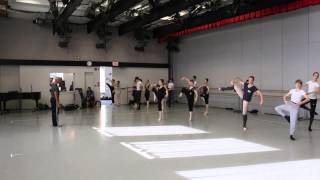 Matthew Rushing Master Class at the Kirov Academy of Ballet [upl. by Nolyk539]