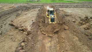 The old pond is getting an expansion on the back of the farm [upl. by Namzzaj]