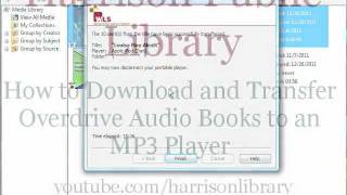 Download and Transfer Overdrive Audio Books [upl. by Annoyi733]