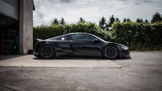 Liberty Walk Audi R8 V10  3SDM Alloy Wheels [upl. by Omari]