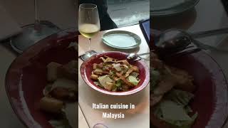 Italian cuisine in Malaysia Carbonara Gnocchi and seafood pasta foodiemalaysia [upl. by Dianemarie]