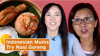 Indonesian Mums Try Other Indonesian Mums’ Nasi Goreng [upl. by Shakespeare]