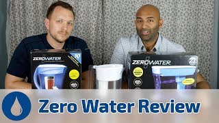 ZeroWater Pitcher Review BRITA Pitcher Killer See how they compare with our Hands On Water Test [upl. by Kelcie]