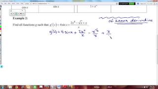 Sec 5 1 Antiderivatives and Indefinite Integration [upl. by Eiuqcaj821]