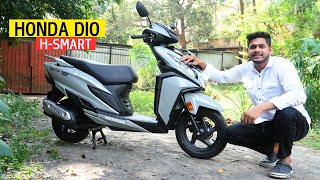 Honda Dio 125 HSmart 2024 Review [upl. by Nudd]