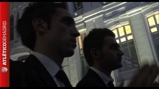 ATM INSIDER Juanfran y Adrián ven por primera vez el futuro estadio del Atlético de Madrid [upl. by Netsriik]