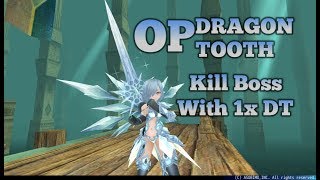 Toram Online  Dragon Tooth  How to Dealt Damage 1M [upl. by Llehcar138]