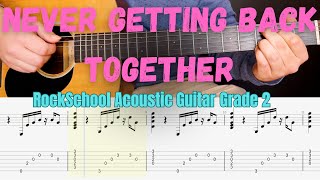 We Are Never Getting Back Together Rockschool Grade 2 Acoustic Guitar [upl. by Caldeira558]