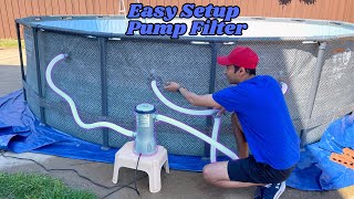 Unboxing amp Easy Setup Pool Filter  Step by Step [upl. by Aiahc]