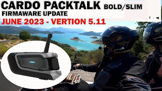 Cardo PACKTALK Firmware 511 the right WAY tutorial  tips REVIEW [upl. by Edmon]