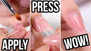 Easy PolyGel Nails Using Dual Forms [upl. by Alvie]