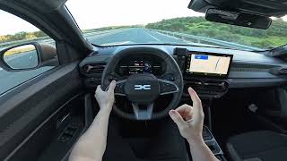 New Dacia DUSTER Full Hybrid 2024 Test Drive POV [upl. by Figge966]