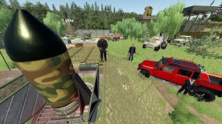 Police Find Secret Nuke in Abandoned Army Base  Farming Simulator 22 [upl. by Dazhahs300]