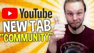 NEW YOUTUBE UPDATE COMMUNITY TAB [upl. by Laband]