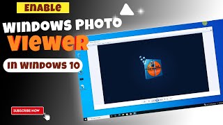 How to enable Windows Photo Viewer IN WINDOWS 10 [upl. by Zoltai]