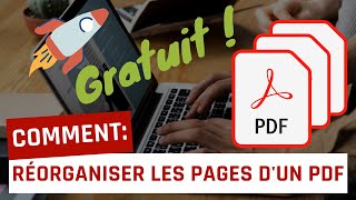 Comment Réorganiser les Pages dun PDF [upl. by Esenwahs]