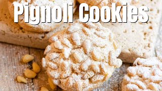 Pignoli Cookies Biscotti ai Pinoli [upl. by Sidell]