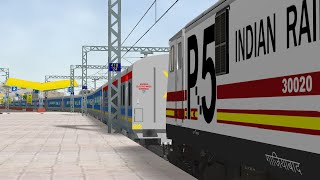 12049 Gatiman Express गतिमान एक्सप्रेस PART 1  MSTS   OPEN RAILS [upl. by Domash]