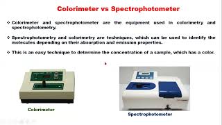 Spectrophotometry [upl. by Klockau]