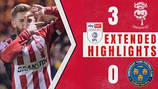 Extended Highlights  Lincoln City 3 Shrewsbury Town 0 [upl. by Dutchman]