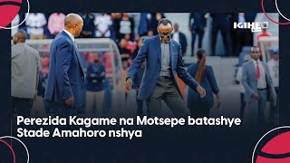 Perezida Kagame na Motsepe batashye Stade Amahoro nshya  Abakiri bato bahawe umukoro [upl. by Faulkner]