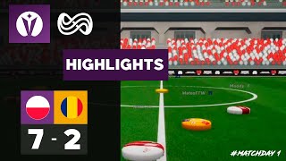 Highlights  Romania vs Poland  World Cup 24 [upl. by Amaris]