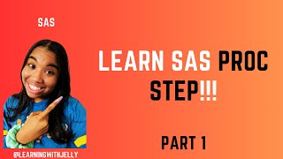 SAS PROC Step Crash Course Intro to the PROC step in SAS [upl. by Vijar]