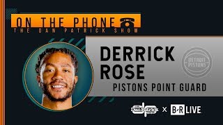 Pistons PG Derrick Rose Talks New Autobiography amp More with Dan Patrick  Full Interview  9619 [upl. by Trebliw]