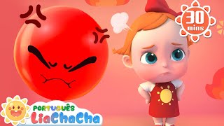 Os Sentimentos São pra Viver Bebeê Lia 😡🥰  Compilação  LiaChaCha em Português  Música Infantil [upl. by Morley183]