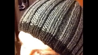 MAGLIA TUTORIAL COME FARE UN CAPPELLO DA UOMO A COSTE 2 2 parte 1 di 2 [upl. by Suoicserp296]