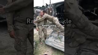 I want to start a trend 😂 military funny viralvideo army foryou shorts [upl. by Eentruoc]