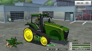 115 TEST MOD Full HD  Tracteur John Deere sur chenille  Hyper maniable [upl. by Einhapets]