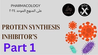 Antimicrobial drug protein synthesis inhibitors part  1 [upl. by Cathleen]