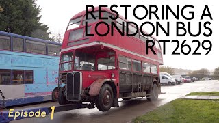 Ep1 We Are Restoring a 70 Year Old London Double Decker Bus  Meet Our New Restoration Project [upl. by Elleirbag]