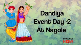 Dandiya event Day  ll  NAGOLE  hyderabad [upl. by Irpak]