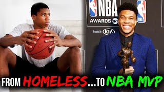 From HOMELESS to NBA MVP The UNBELIEVABLE Story of Giannis [upl. by Eerahs101]