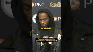 Najee Harris left the Bengals game because “Thanksgiving” 😅 [upl. by Artemla]