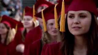 Vampire Diaries 4x23 Graduation  Bonnie Elena Caroline Matt amp Stefan Graduate [upl. by Bolton]