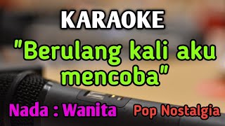 HATI YANG LUKA  KARAOKE  NADA WANITA CEWEK  Pop Nostalgia  Betharia Sonata  Live Keyboard [upl. by Tyler]