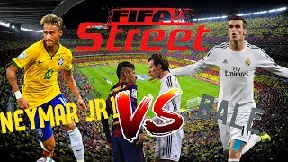 Neymar Vs Bale Fifa Street [upl. by Tterrej]